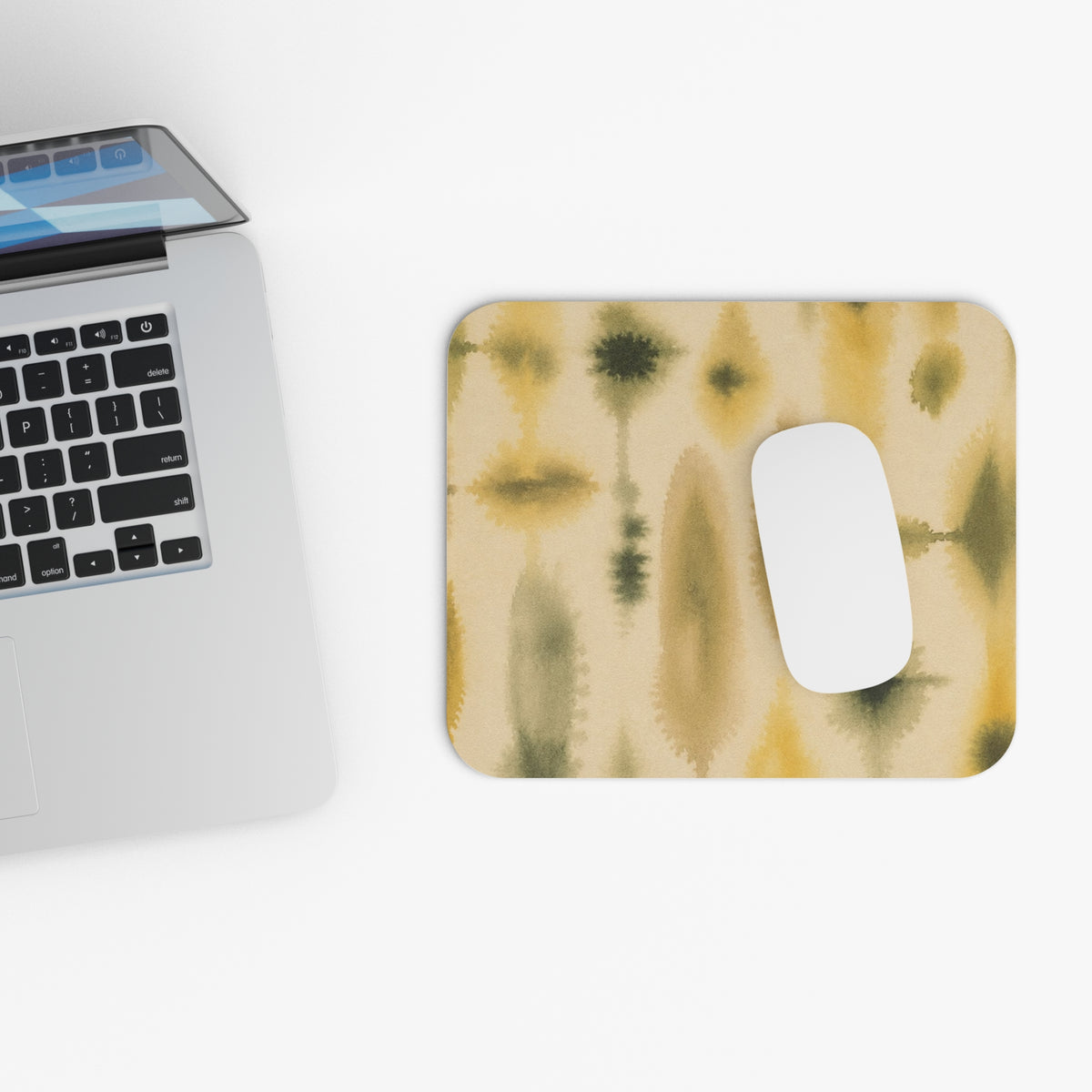 Watercolor Yellow Mouse Pad