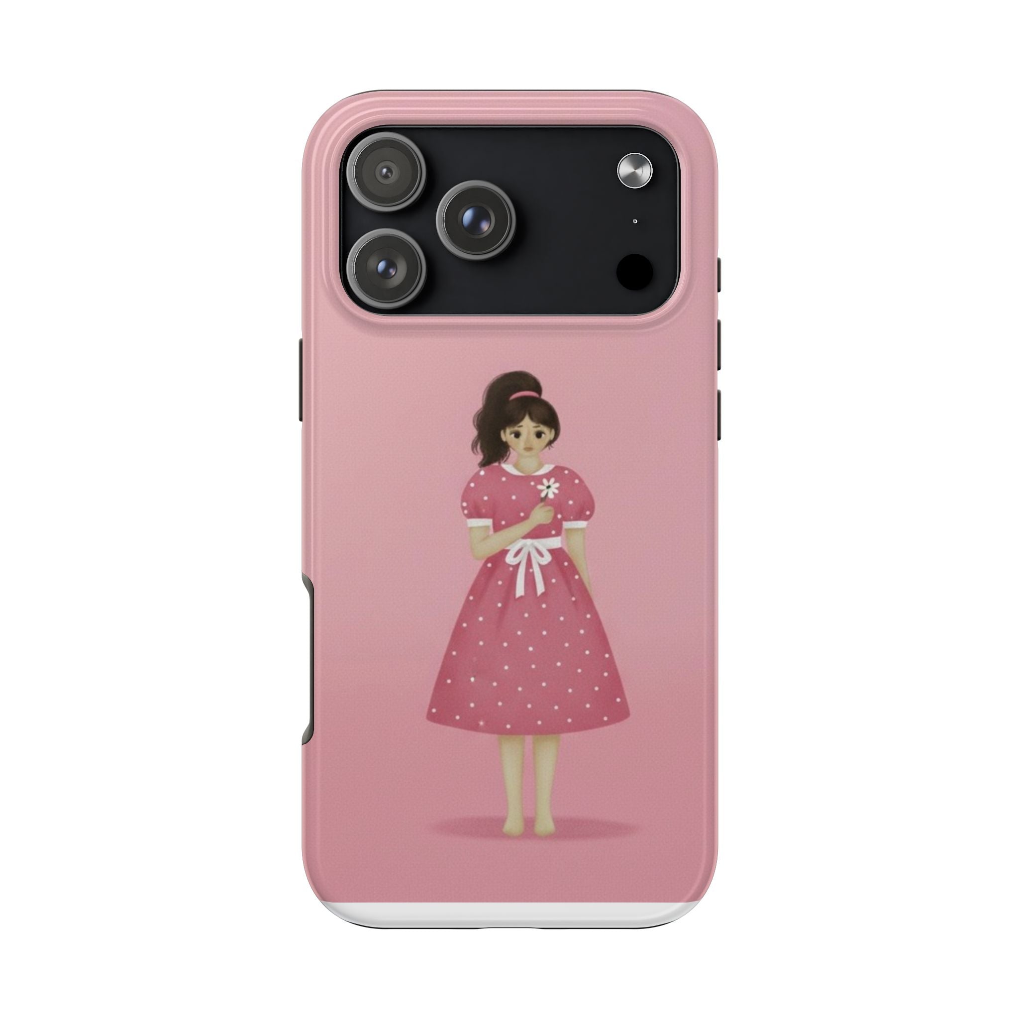 Pink Phone Case, Tough Phone Cases for Women, Cute Vibe, Protective Cover