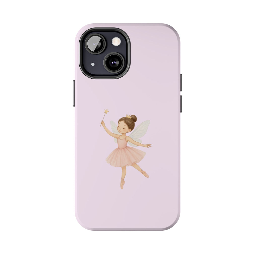 Pink Ballerina Tough Phone Case, Ballet Dancer Cute Phone Cover, Girly Protective Phone Case, Coquette Dancer Phone Accessories, Pretty Pink
