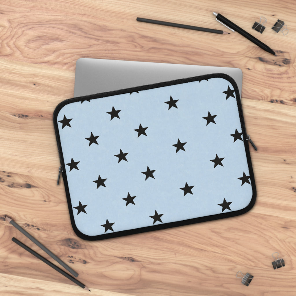 Baby Blue Star Laptop Sleeve