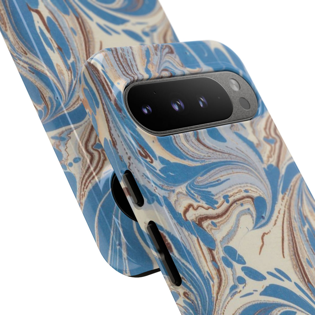 Blue Marble Swirl Phone Case