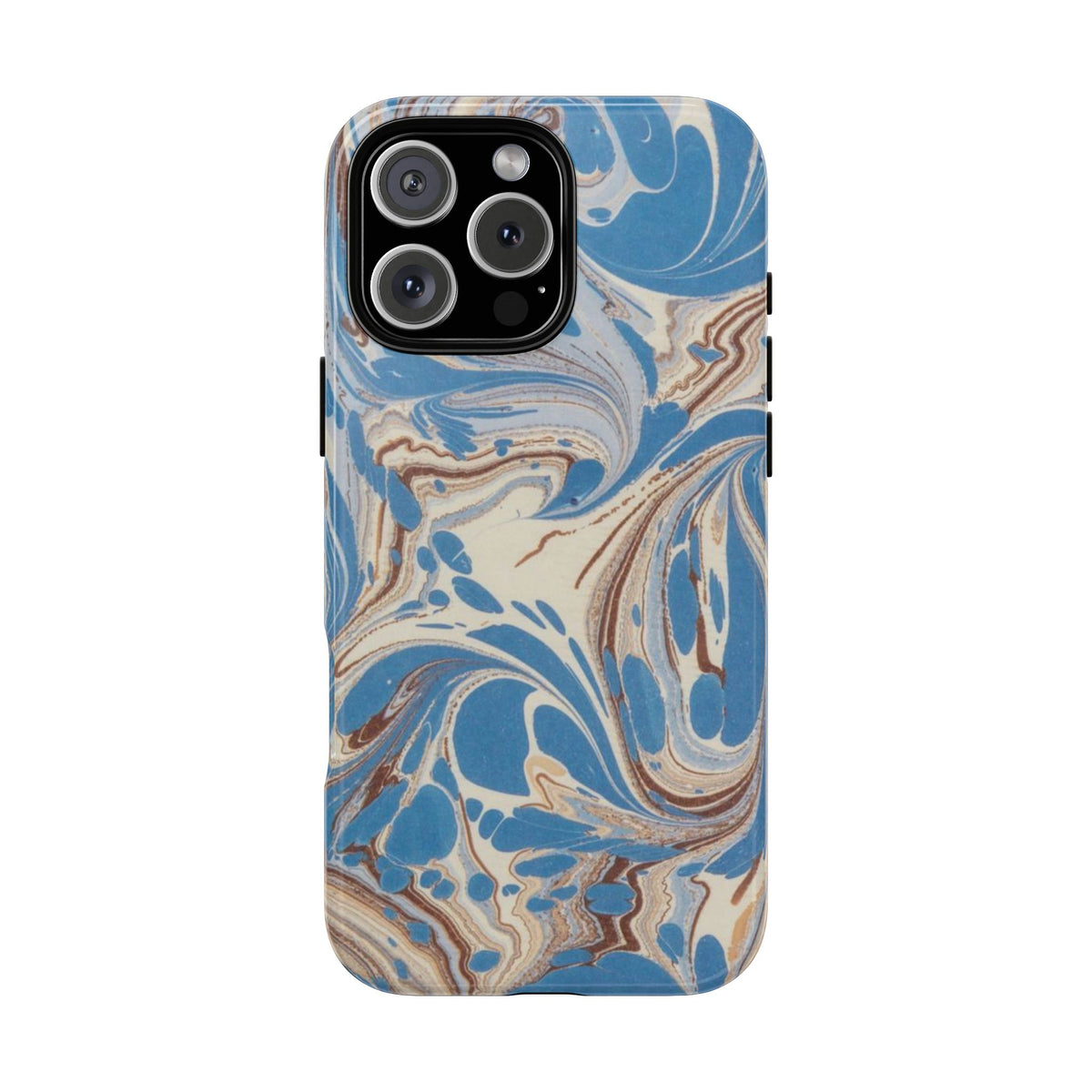 Blue Marble Swirl Phone Case