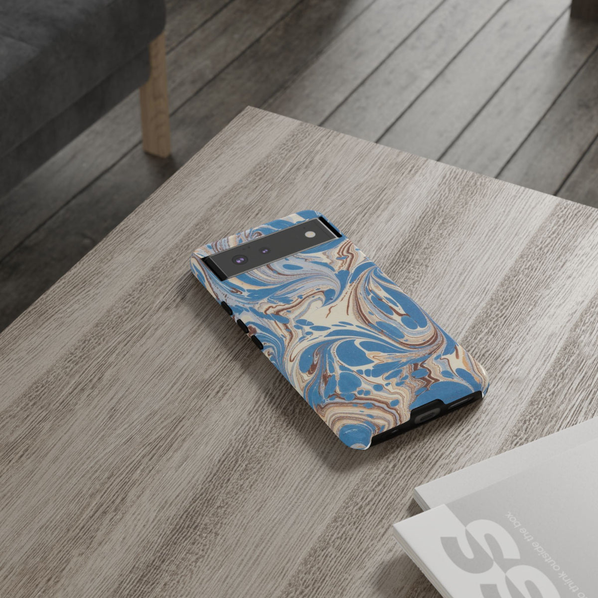 Blue Marble Swirl Phone Case