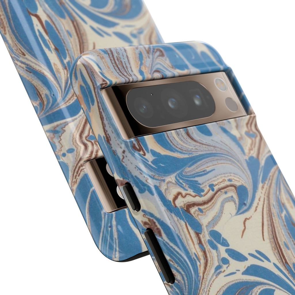 Blue Marble Swirl Phone Case
