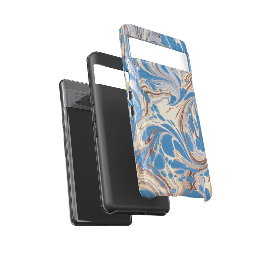 Blue Marble Swirl Phone Case