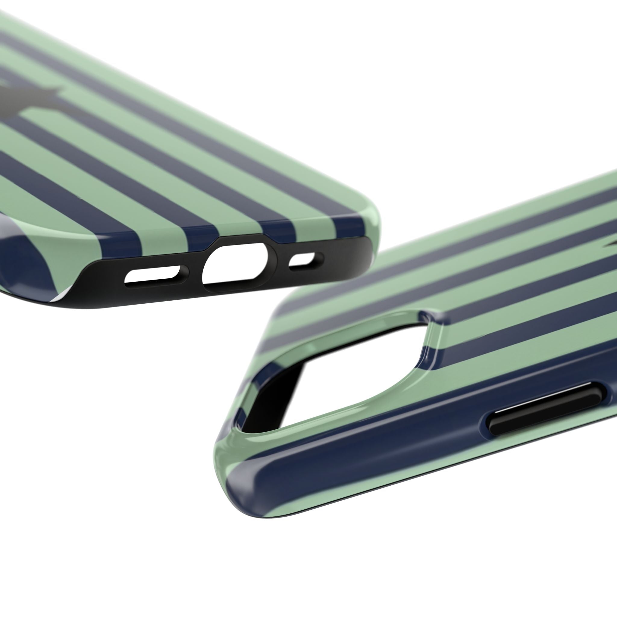 Stylish Tough Phone Cases, Durable Smartphone Covers, Trendy Tech Accessories, Unique Gifts for Teens, Striped Star Design