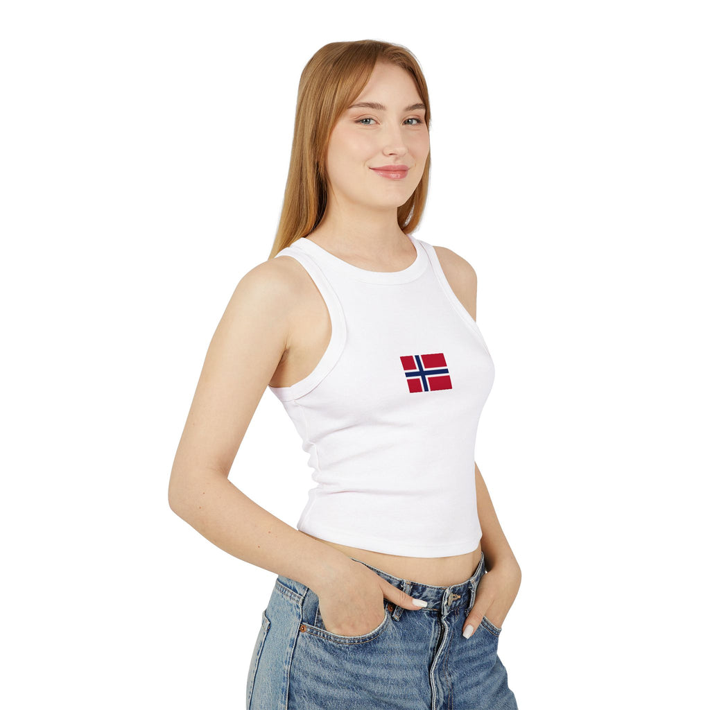 Norway Flag Tank Top | Racer Crop Tank