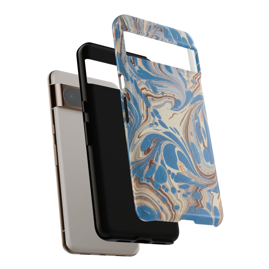 Blue Marble Swirl Phone Case