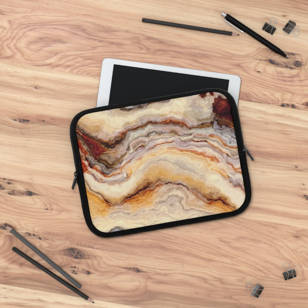 Marble Agate Pattern Laptop Sleeve