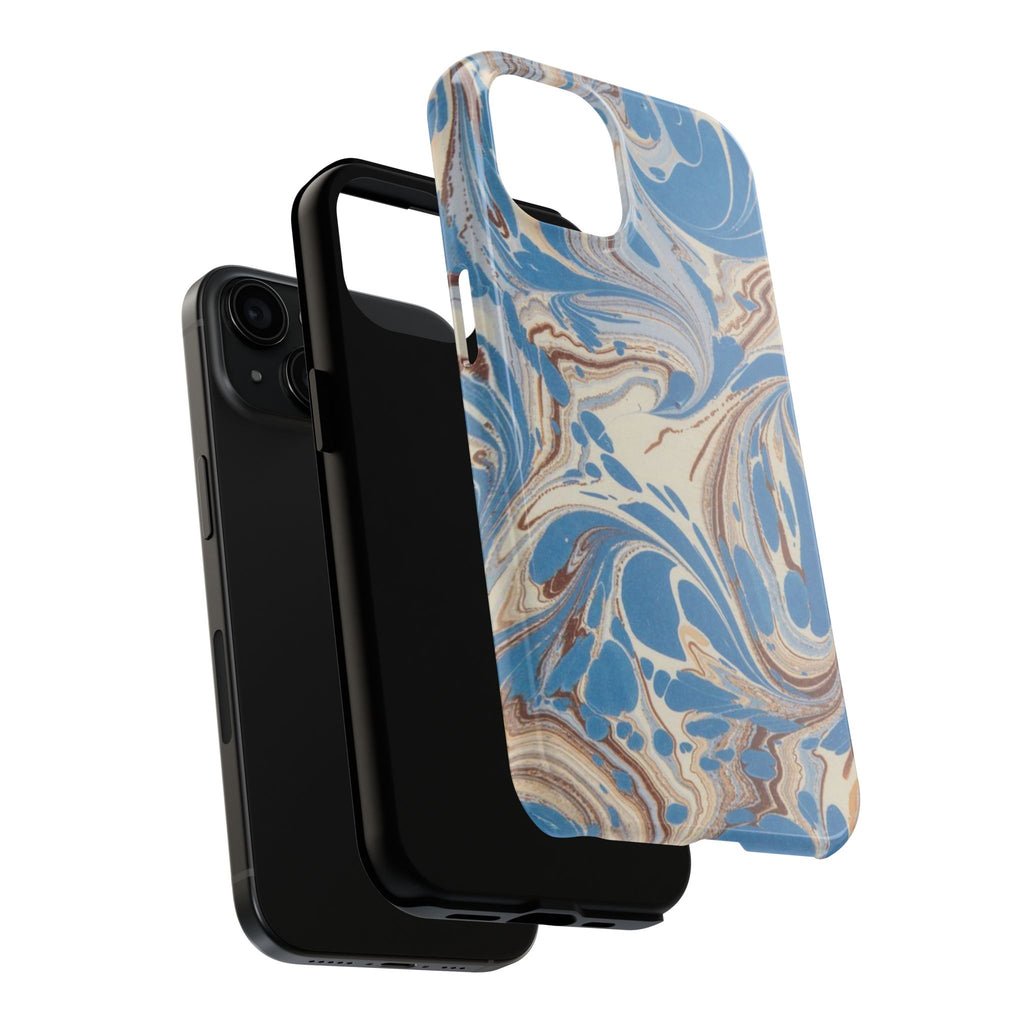Blue Marble Swirl Phone Case