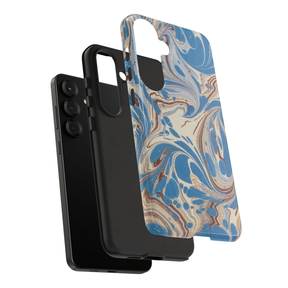 Blue Marble Swirl Phone Case