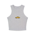 Yellow Taxi Graphic Tank Top | Vintage Cab Illustration