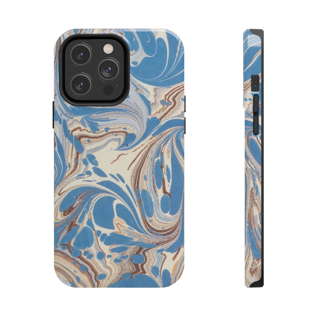 Blue Marble Swirl Phone Case