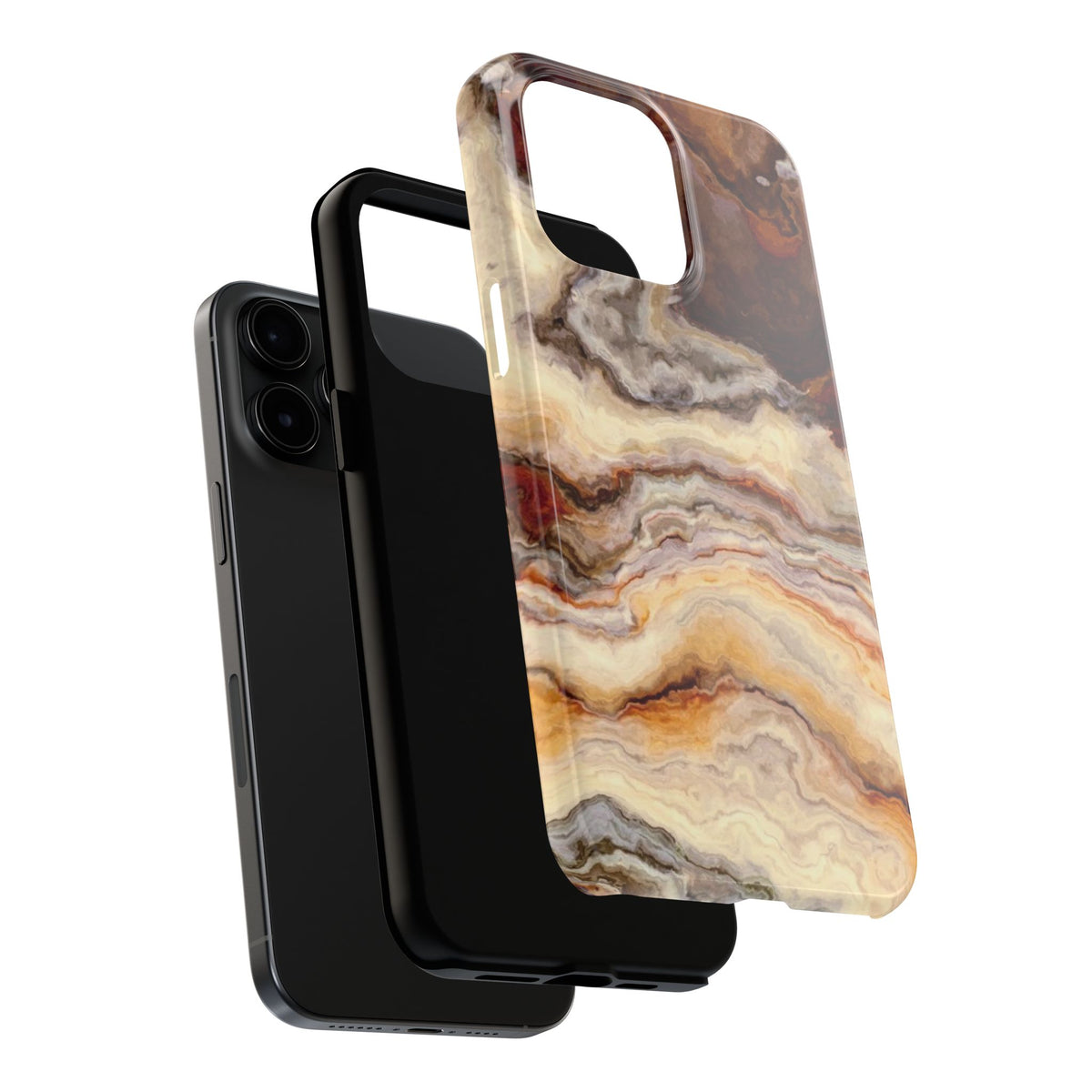 Brown Agate Marble Phone Case
