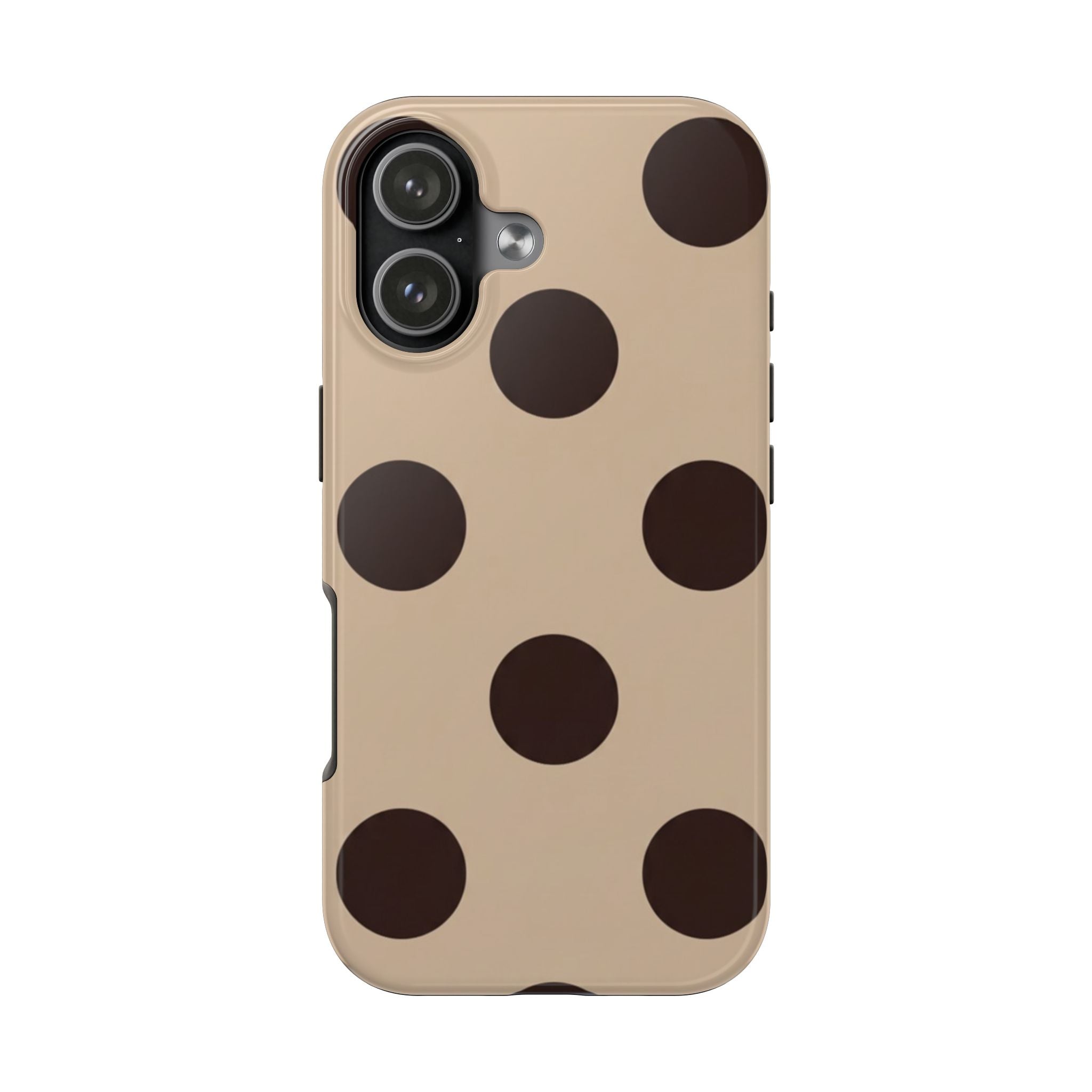 Stylish Polka Dot Phone Case for Trendy Protection, Cute Gift for Her, Phone Accessories, Everyday Fashion, Modern Design