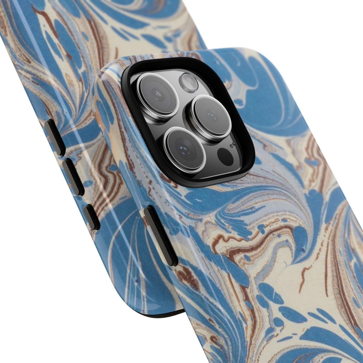 Blue Marble Swirl Phone Case