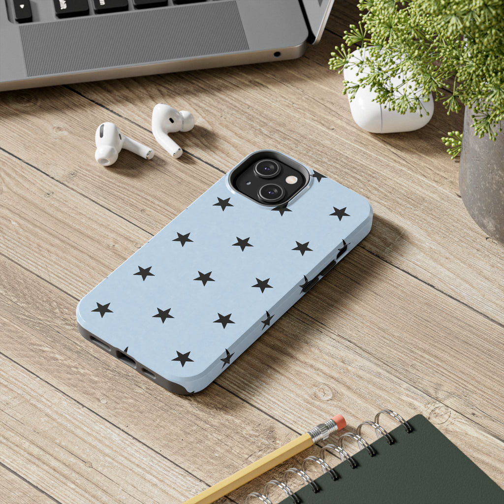 Star Baby Blue Cool Girl Phone Case