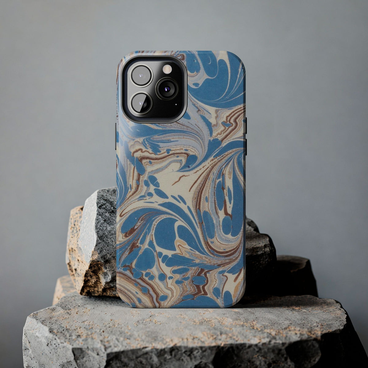 Blue Marble Swirl Phone Case