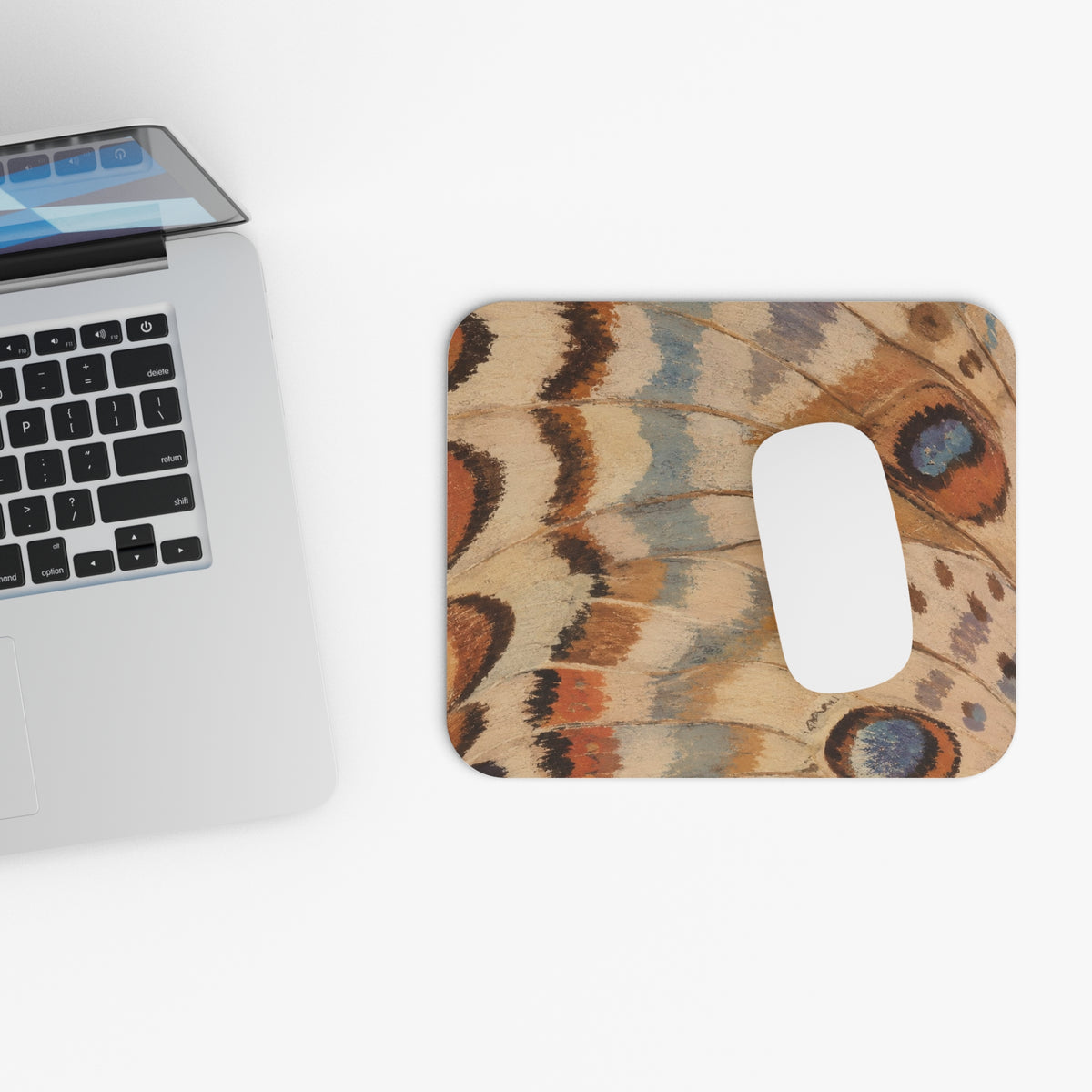 Vintage Butterfly Wing Mouse Pad