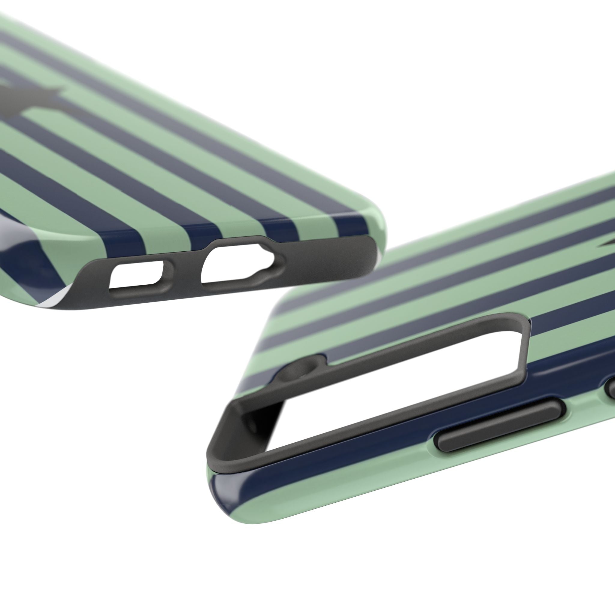 Stylish Tough Phone Cases, Durable Smartphone Covers, Trendy Tech Accessories, Unique Gifts for Teens, Striped Star Design