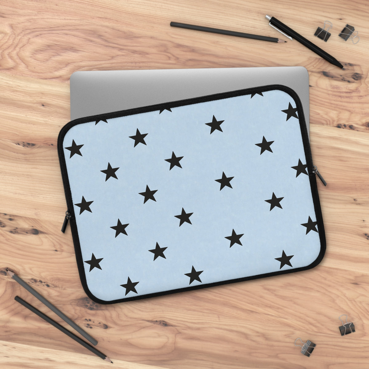 Baby Blue Star Laptop Sleeve