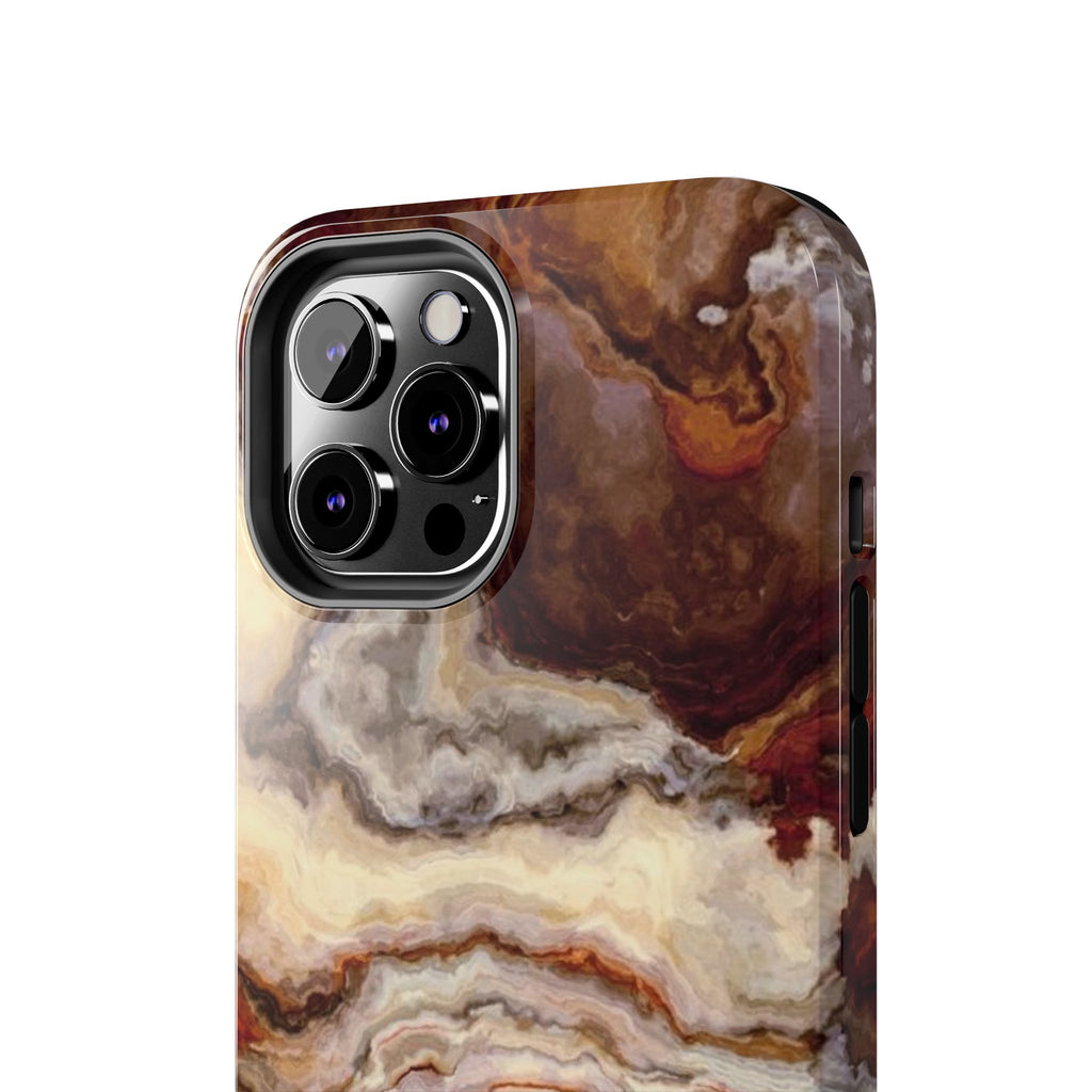 Brown Agate Marble Phone Case