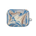 Blue Brown Marble AirPod Case