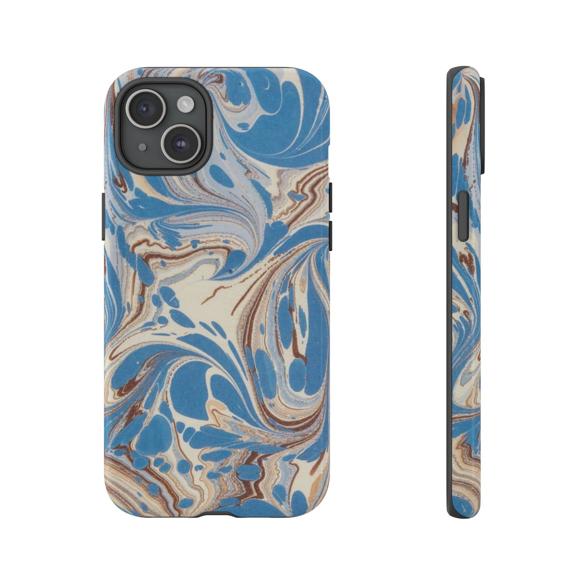 Blue Marble Swirl Phone Case
