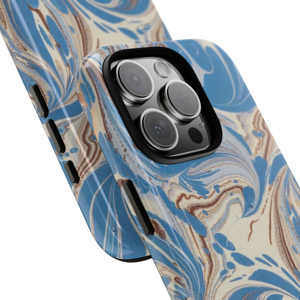 Blue Marble Swirl Phone Case