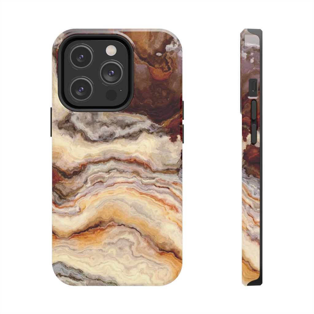 Brown Agate Marble Phone Case
