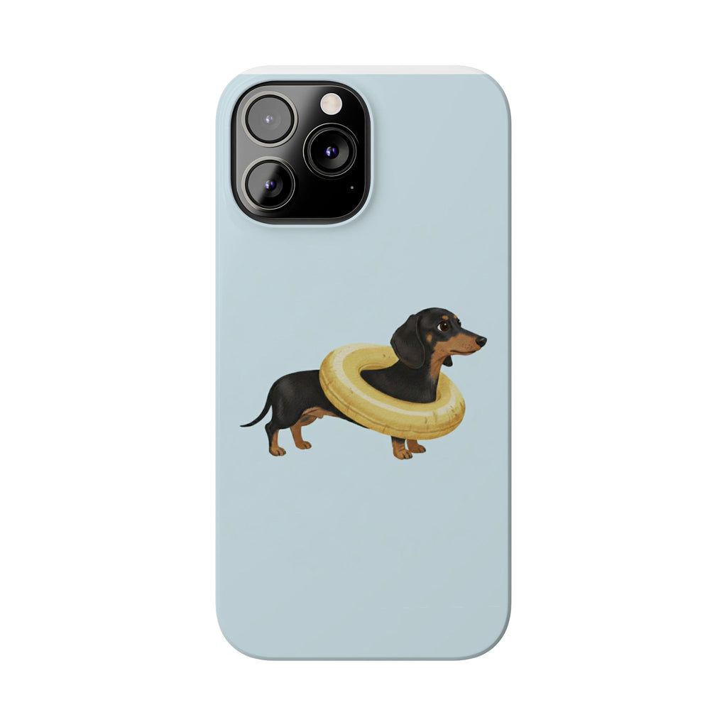 Slim Phone Cases - Cute Dog Dachshund Design, Protective Phone Covers, Fun Animal Art, Unique Gifts for Dog Lovers, Trendy Smartphone