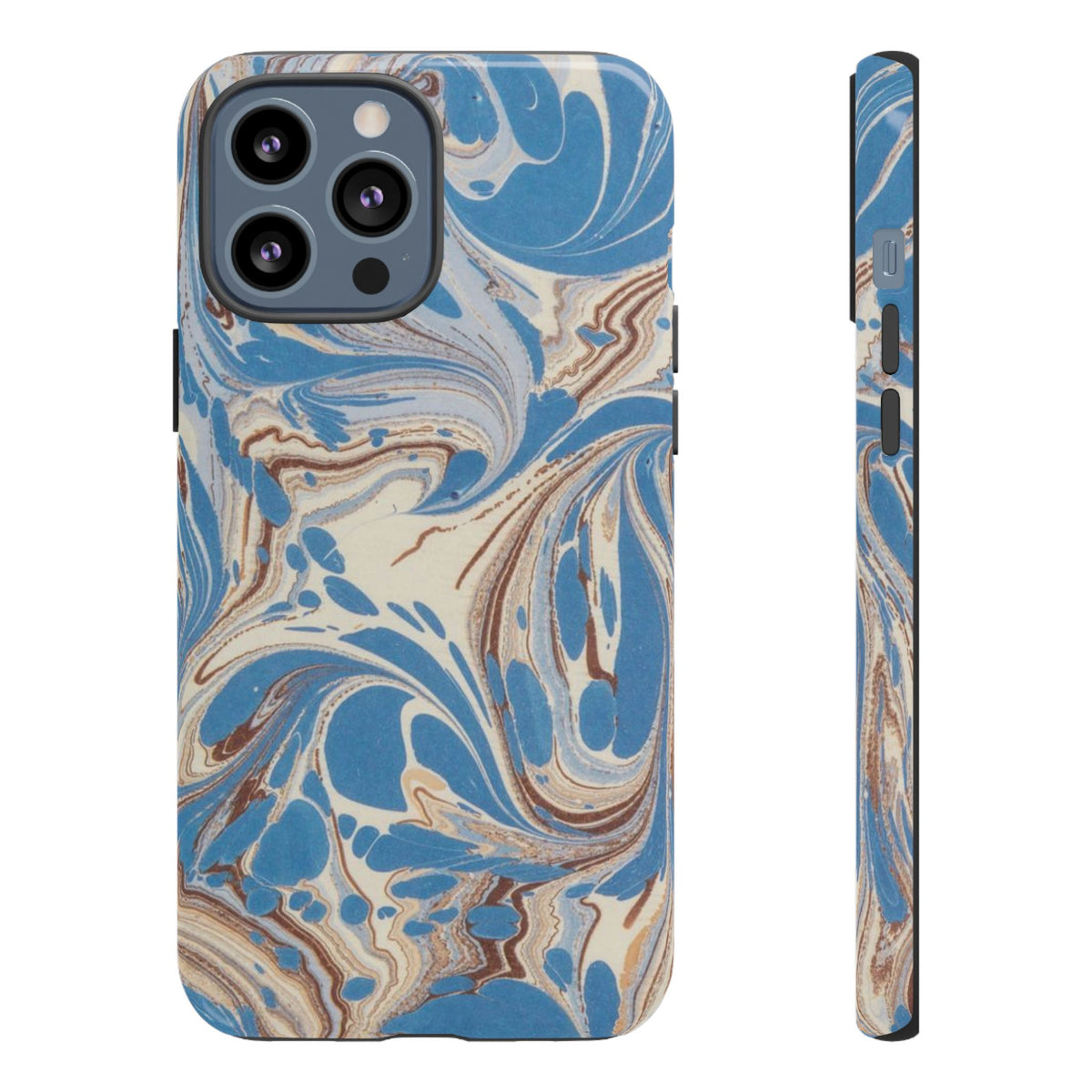 Blue Marble Swirl Phone Case
