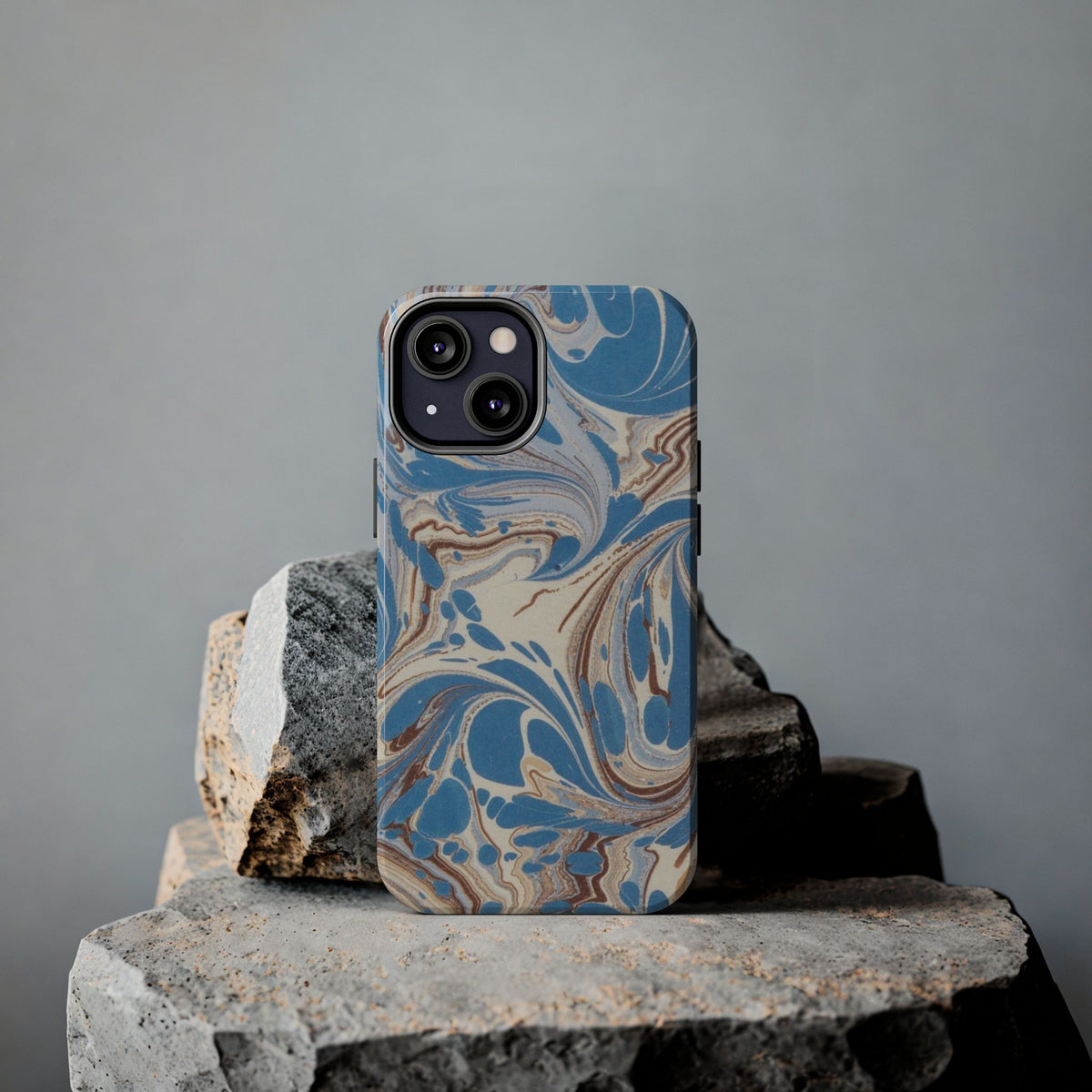 Blue Marble Swirl Phone Case