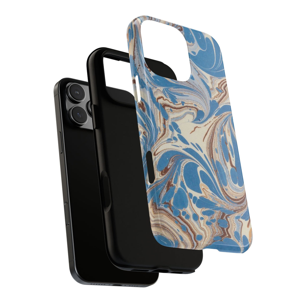 Blue Marble Swirl Phone Case