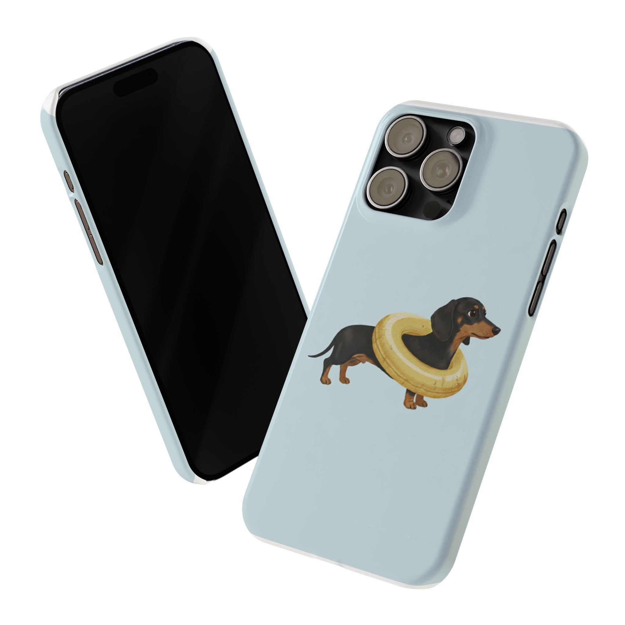 Slim Phone Cases - Cute Dog Dachshund Design, Protective Phone Covers, Fun Animal Art, Unique Gifts for Dog Lovers, Trendy Smartphone