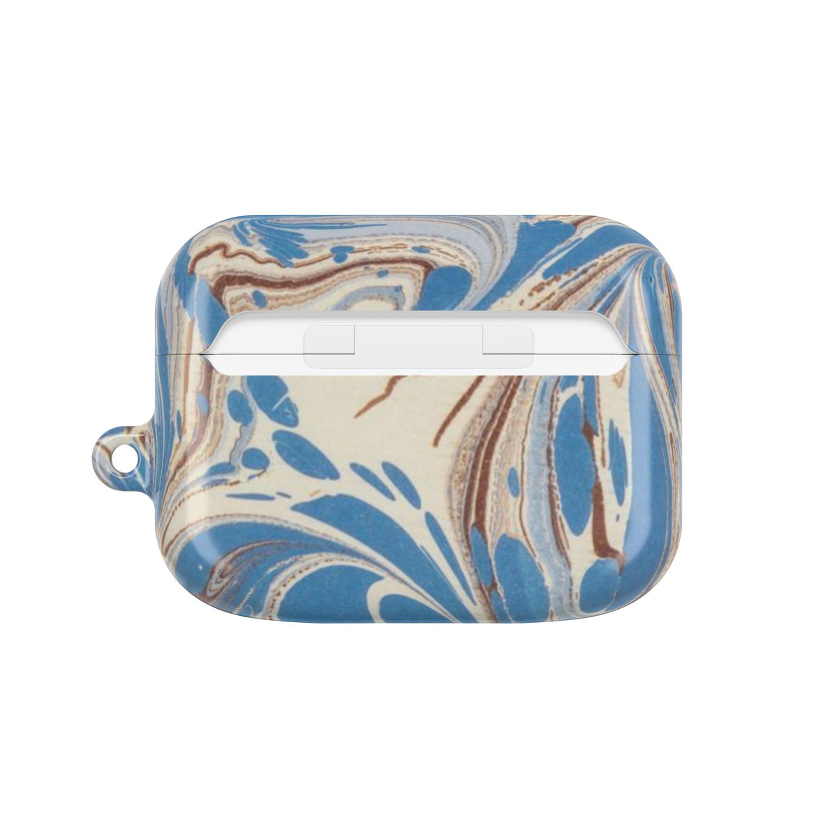Blue Brown Marble AirPod Case