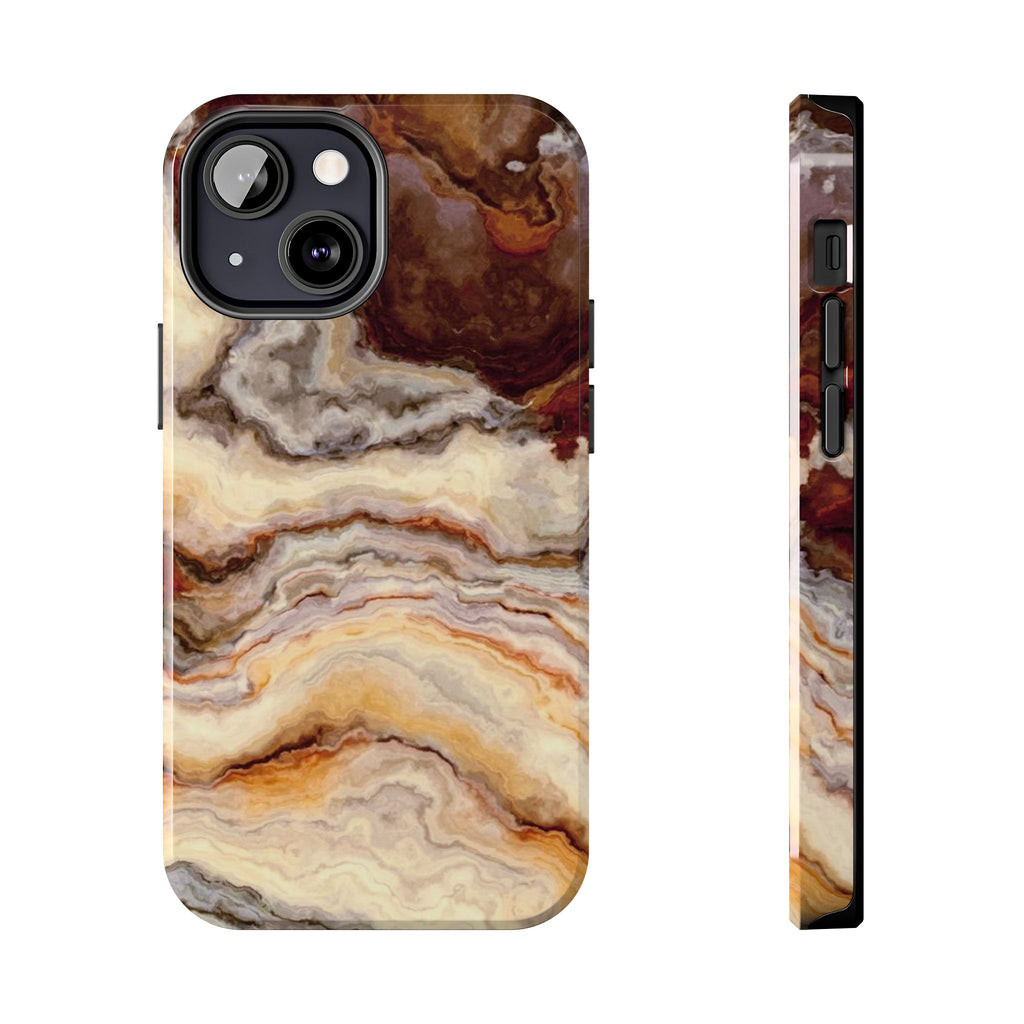 Brown Agate Marble Phone Case