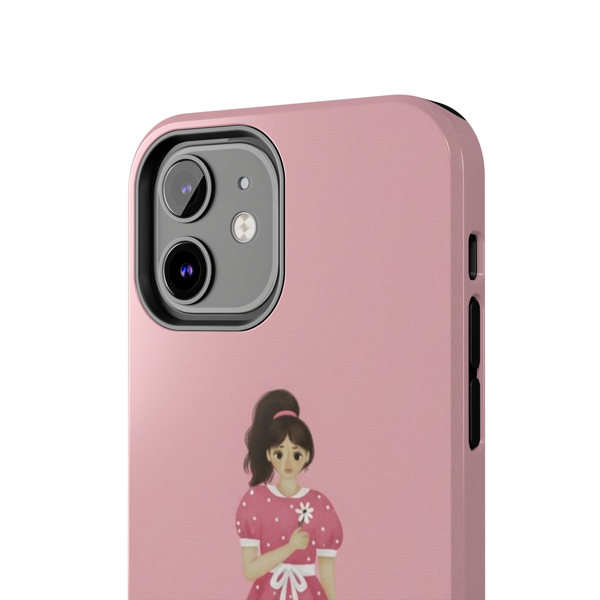 Pink Phone Case, Tough Phone Cases for Women, Cute Vibe, Protective Cover