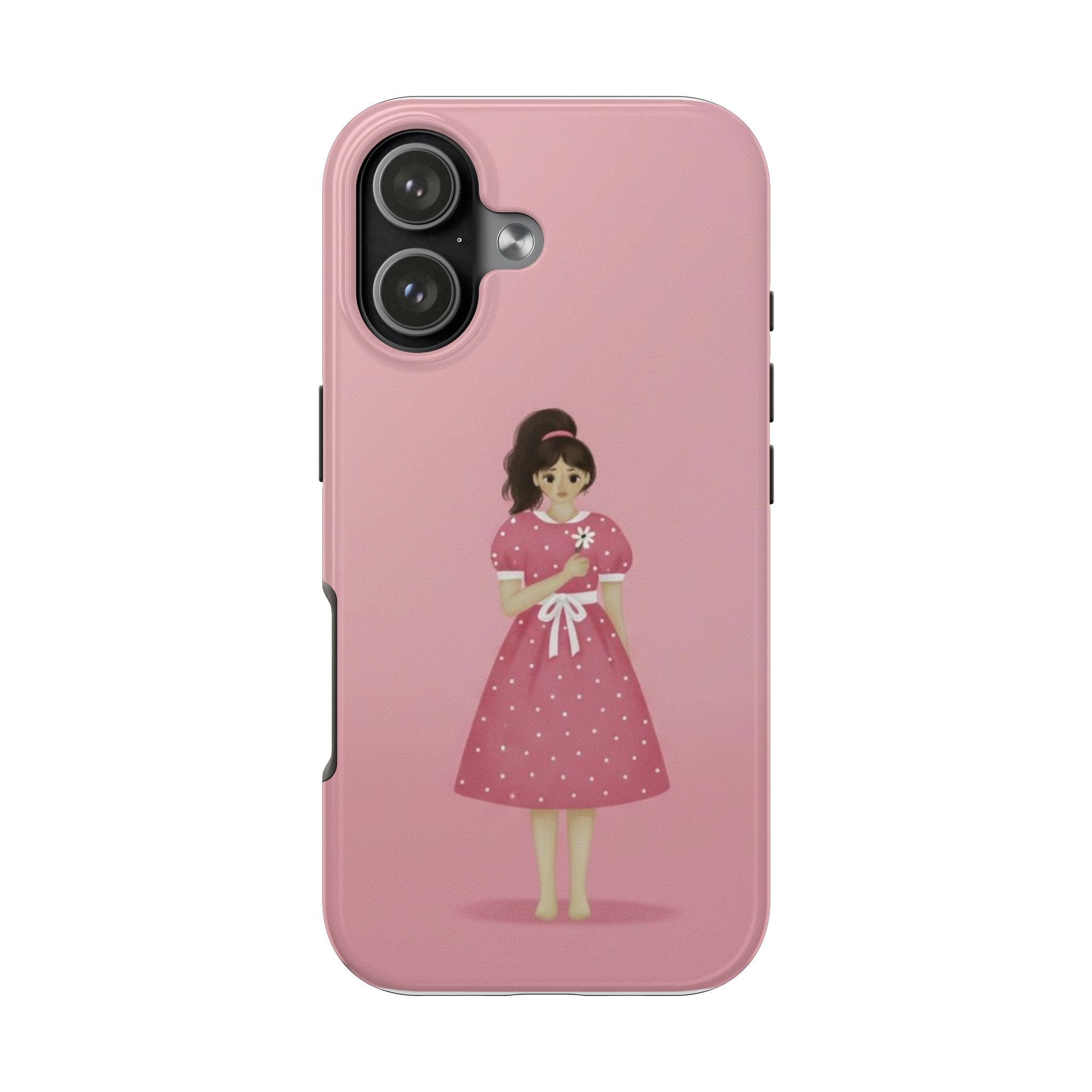 Pink Phone Case, Tough Phone Cases for Women, Cute Vibe, Protective Cover