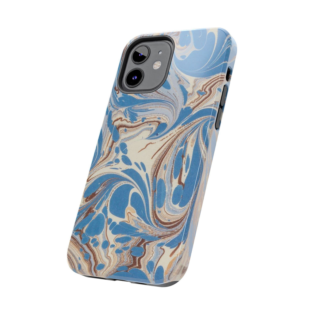 Blue Marble Swirl Phone Case