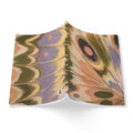 Abstract Marbled Feather Pattern Journal 5.75x8 Softcover Notebook | Pocket Sketchbook