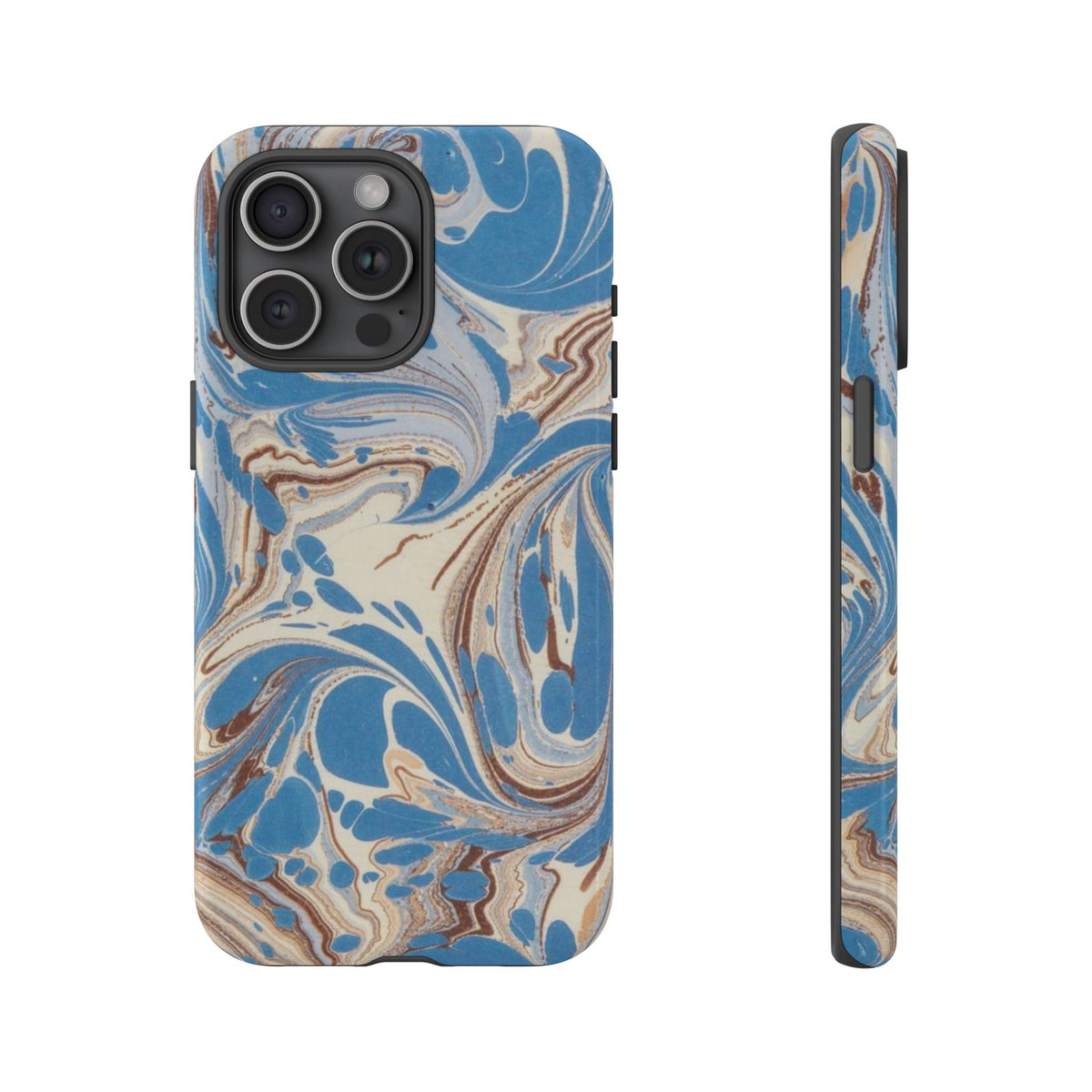 Blue Marble Swirl Phone Case
