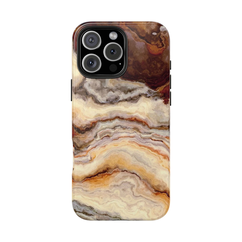 Brown Agate Marble Phone Case