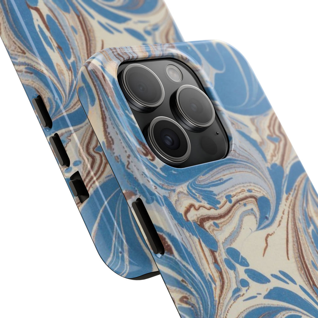 Blue Marble Swirl Phone Case