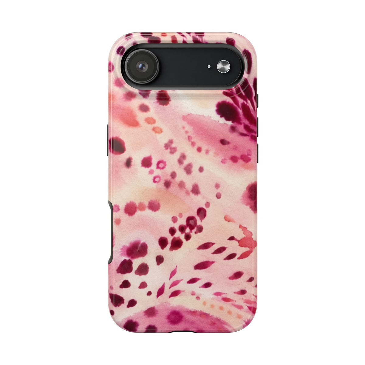 Pink Watercolor Floral Pattern phone case | Tough Phone Cases