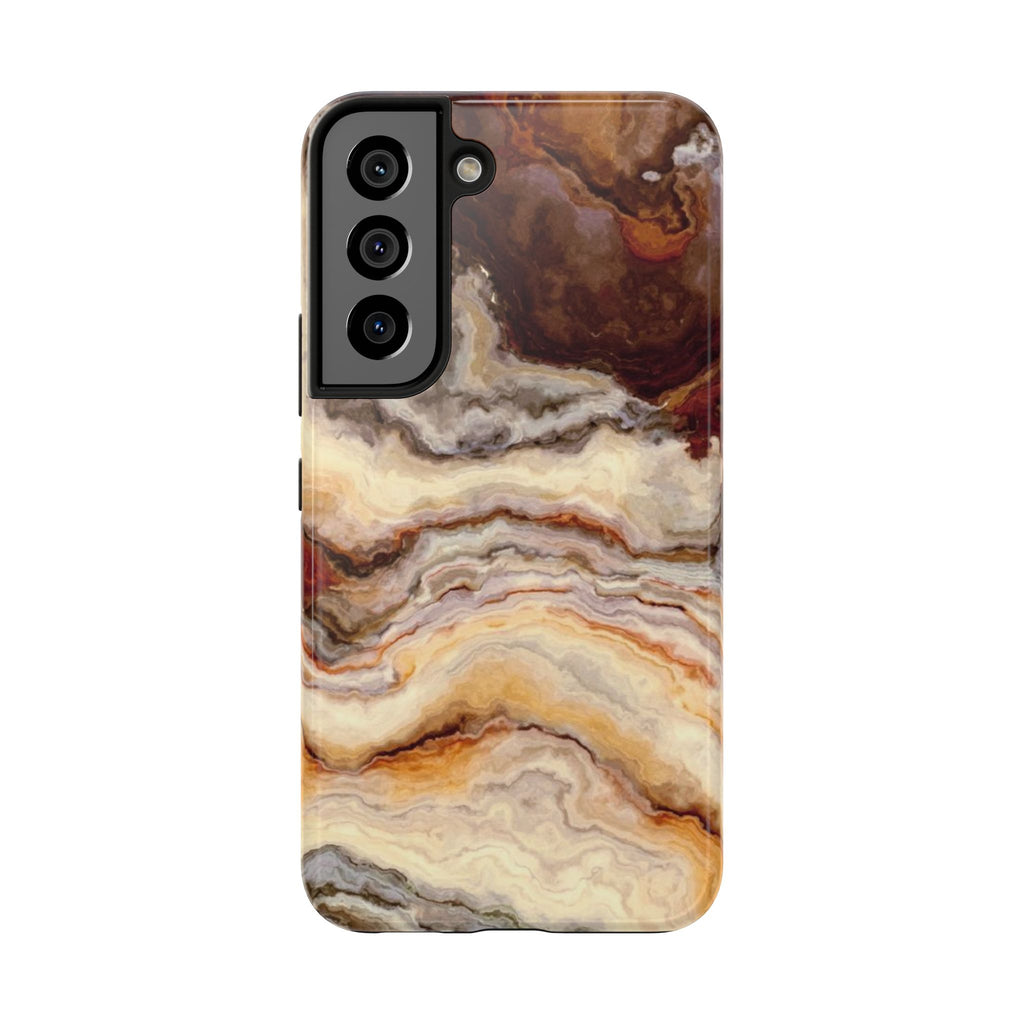 Brown Agate Marble Phone Case