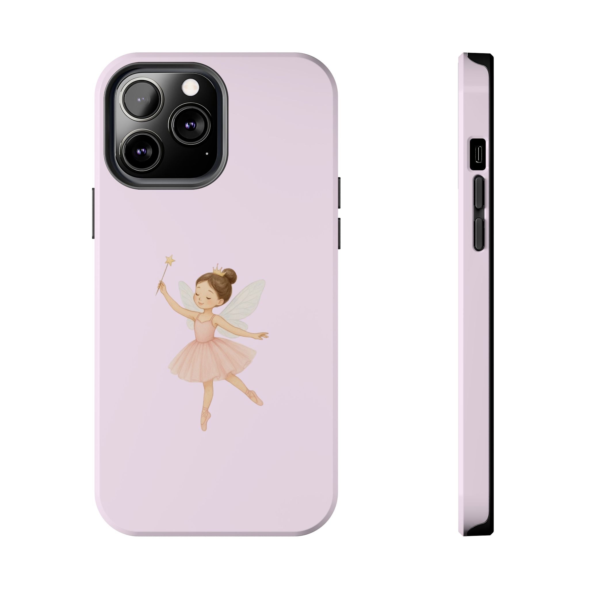 Pink Ballerina Tough Phone Case, Ballet Dancer Cute Phone Cover, Girly Protective Phone Case, Coquette Dancer Phone Accessories, Pretty Pink