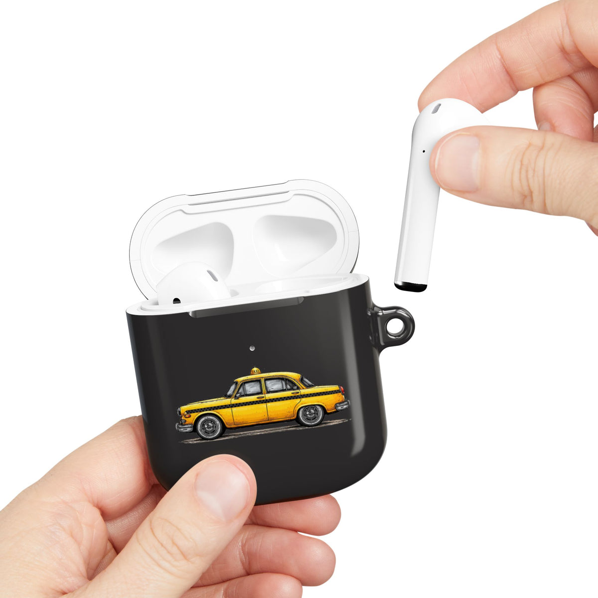 Yellow Taxi AirPod Case — Retro City Cab Protective Case
