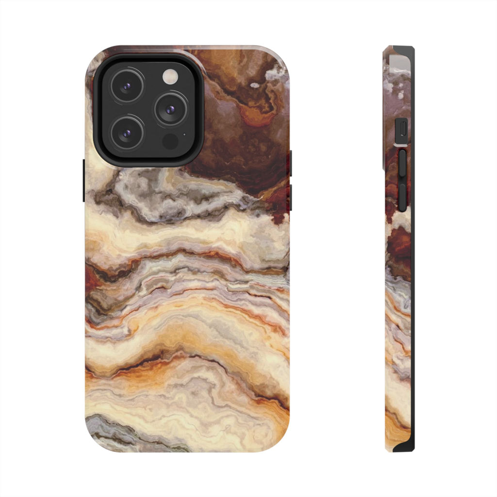 Brown Agate Marble Phone Case