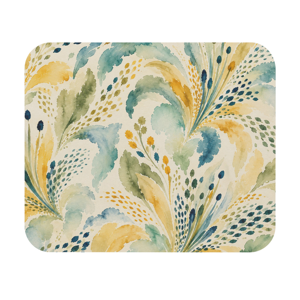 Watercolor Floral Mouse Pad